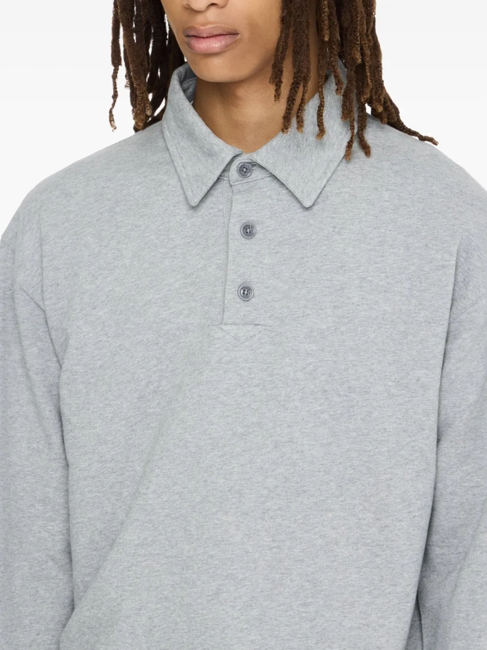 JW Anderson Poloshirt met lange mouwen Grijs