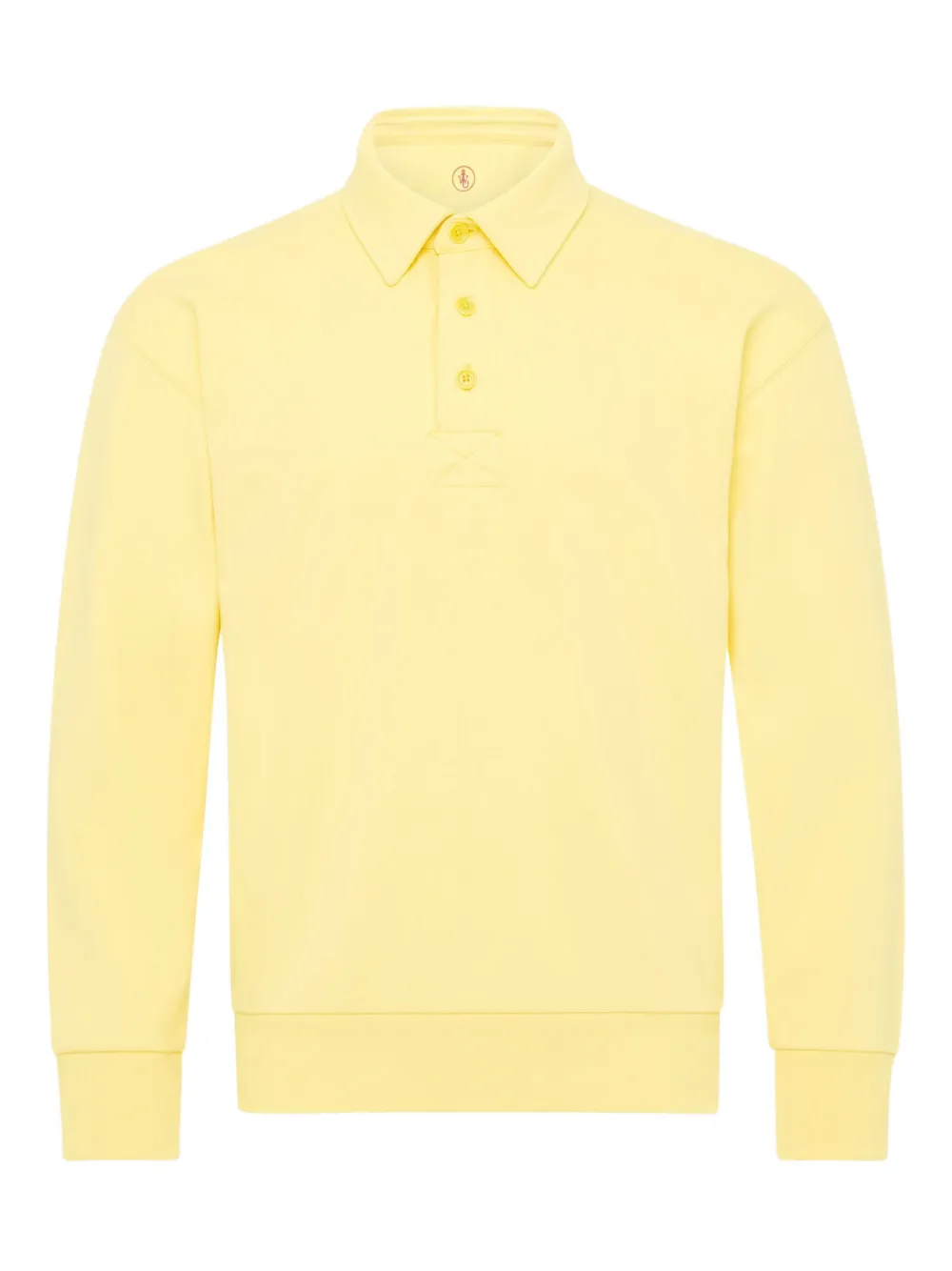 JW Anderson long-sleeve polo shirt | Yellow | Image 1