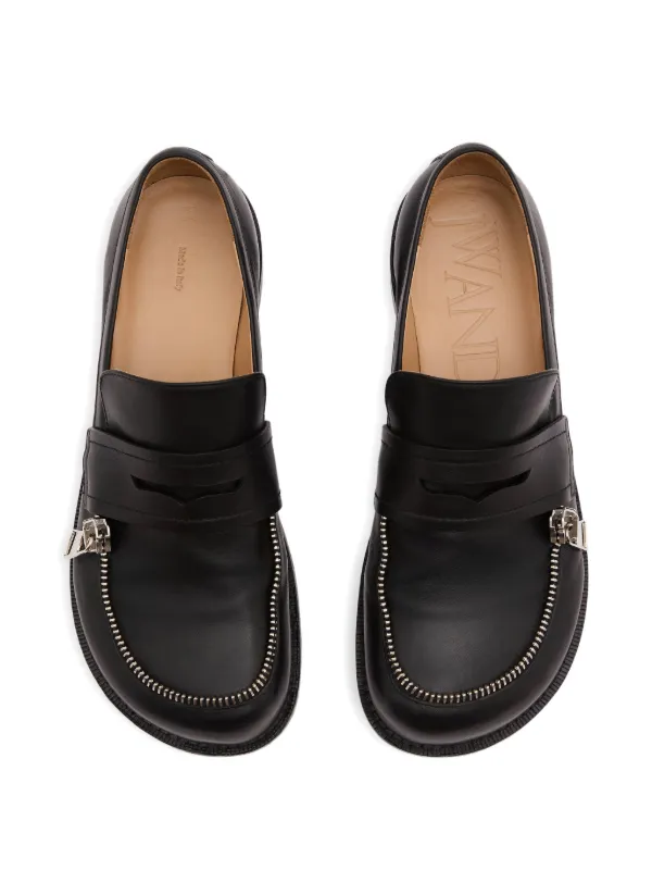 JW Anderson Biker ローファー | ブラック | FARFETCH JP