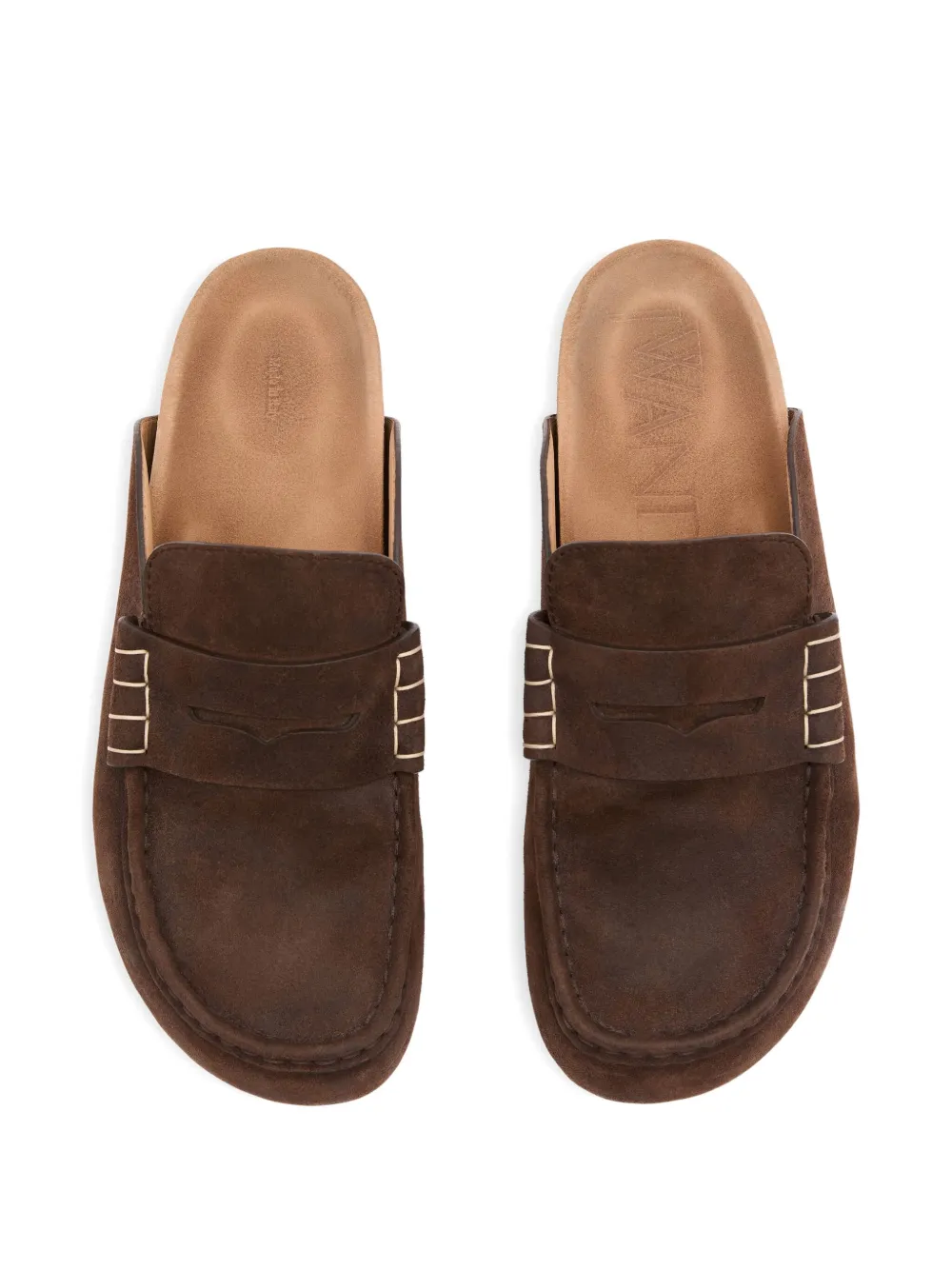 JW Anderson Stitch mules Brown