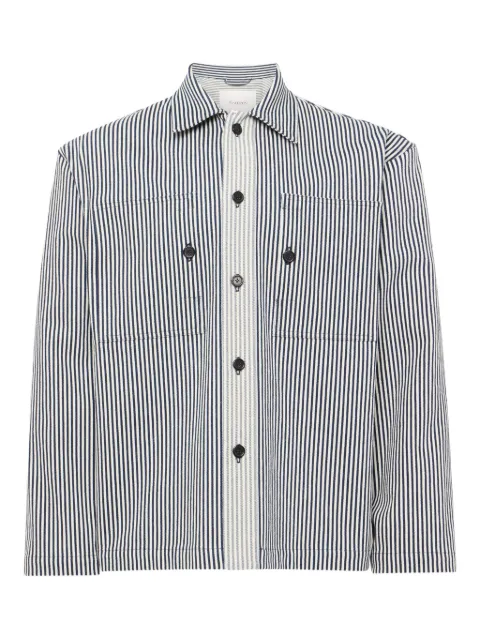 JW Anderson striped patch-pocket shirt