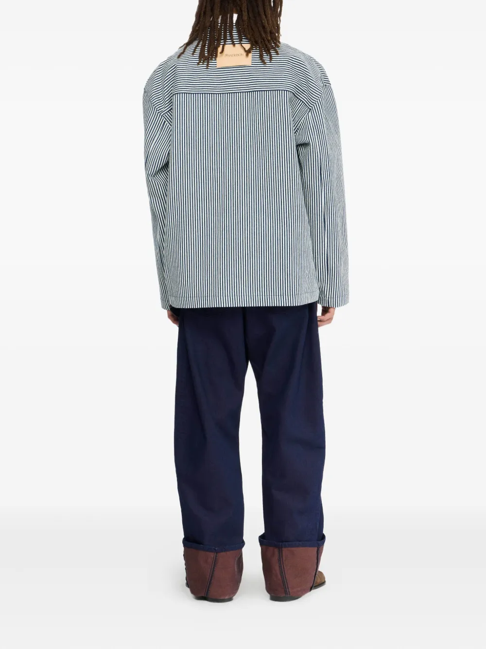 JW Anderson Gestreept overhemd Wit