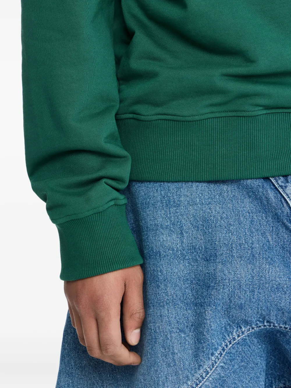 JW Anderson Sweater met geborduurd logo Groen
