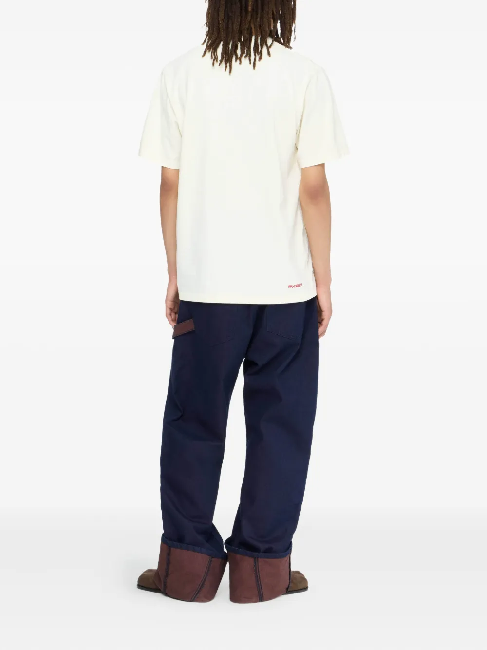 JW Anderson T-shirt met geborduurde theepot Wit