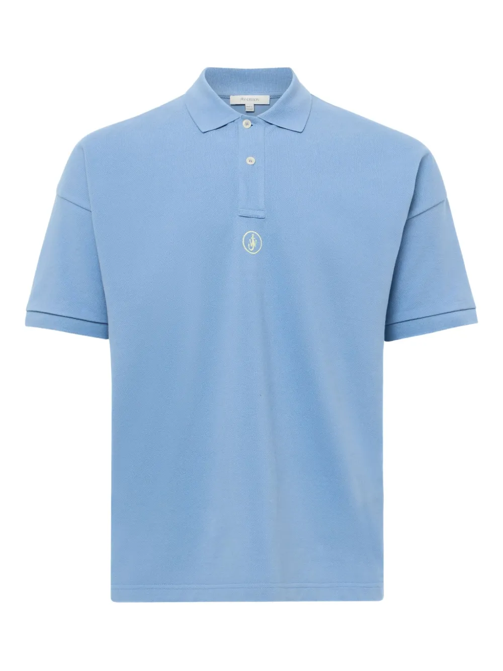 JW Anderson Poloshirt met geborduurd logo Blauw