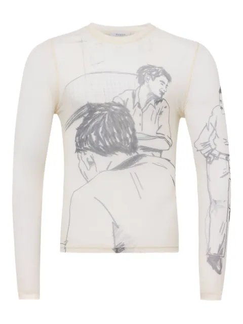 JW Anderson playera manga larga