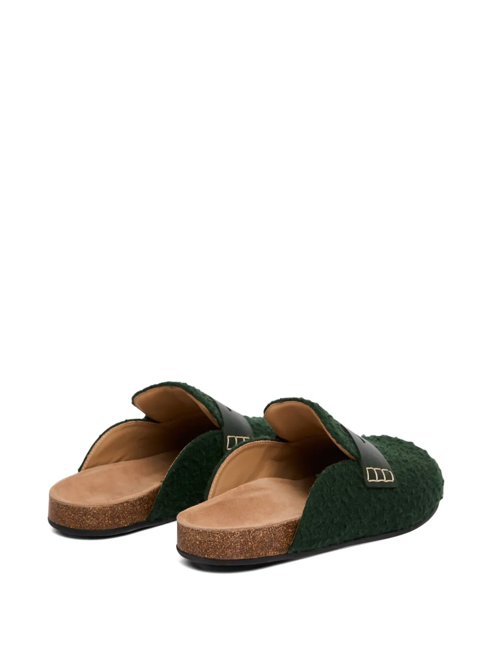 JW Anderson felt loafers Green