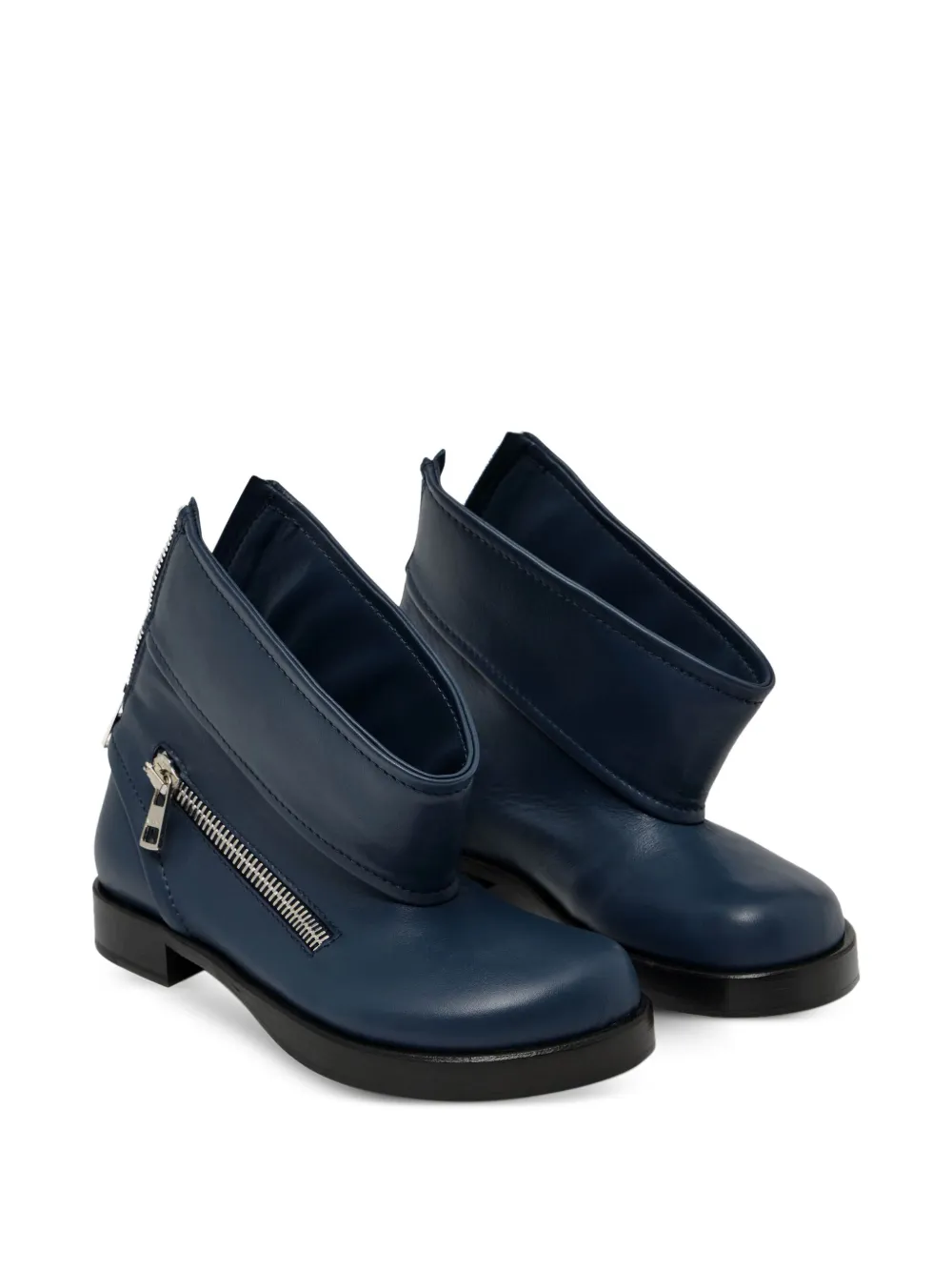 JW Anderson zip-detail leather boots | Biker Boots | Image 2