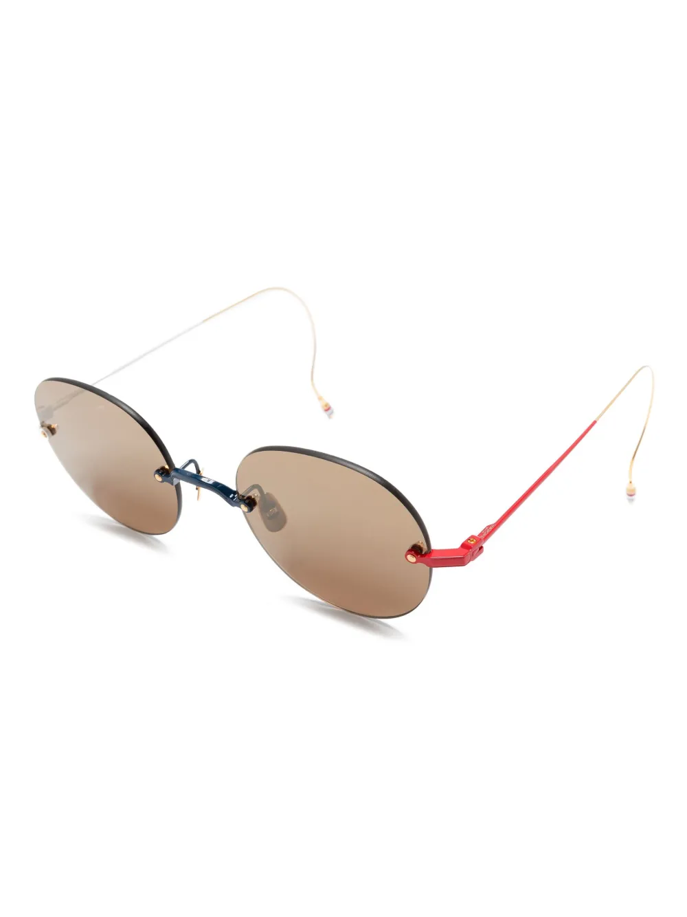 Thom Browne Eyewear round-frame sunglasses Goud