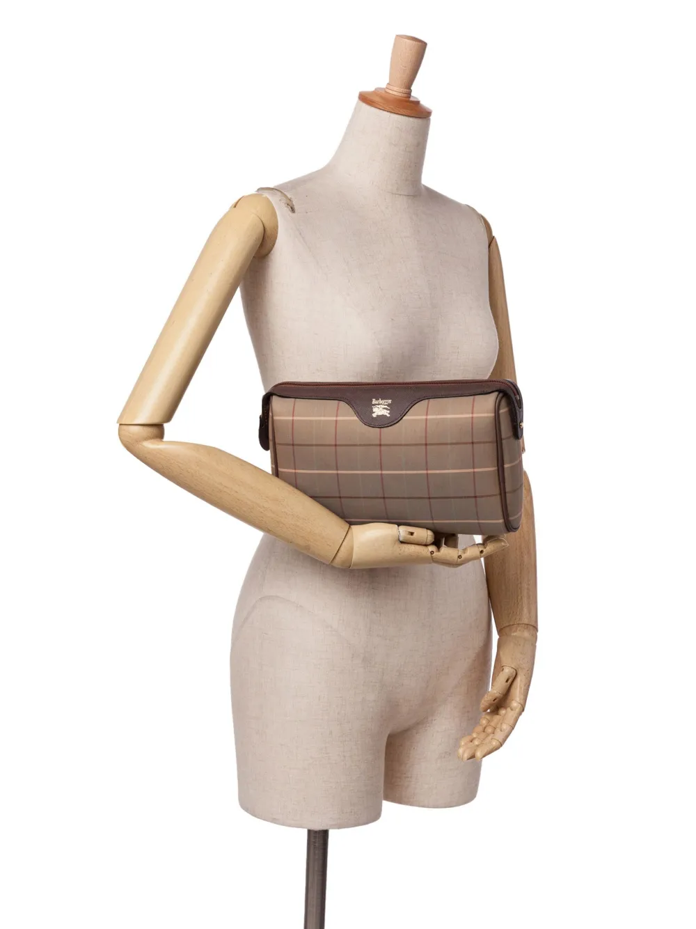 Burberry Pre-Owned 20th Century Vintage Check Canvas clutch bag | Pre-Owned | Image 2