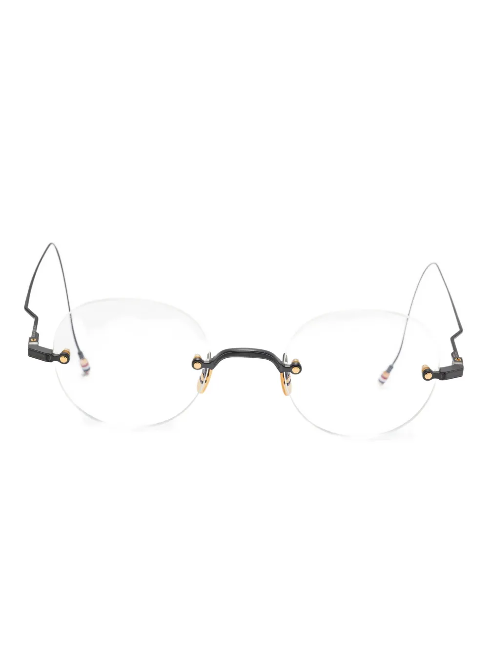 Thom Browne Eyewear round-frame glasses - Nero