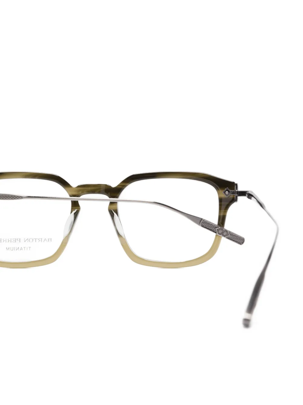  Barton Perreira Kleos Square Glasses - Green 