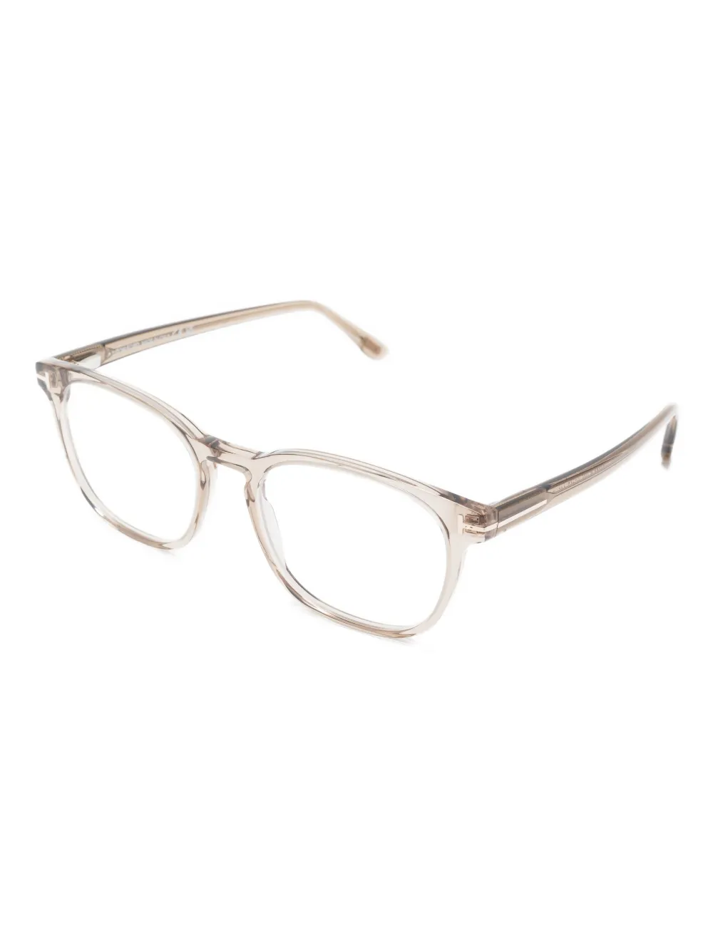 TOM FORD Eyewear rectangle frame glasses Beige