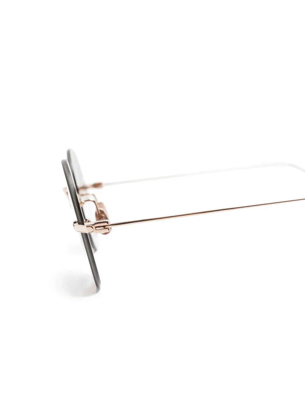 Thom Browne Eyewear 938A round-frame metal sunglasses Goud