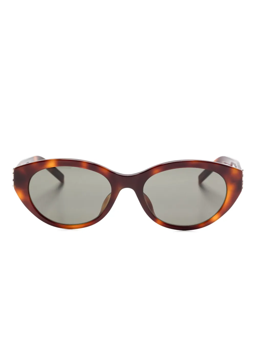 Saint Laurent Eyewear oval-frame sunglasses Bruin