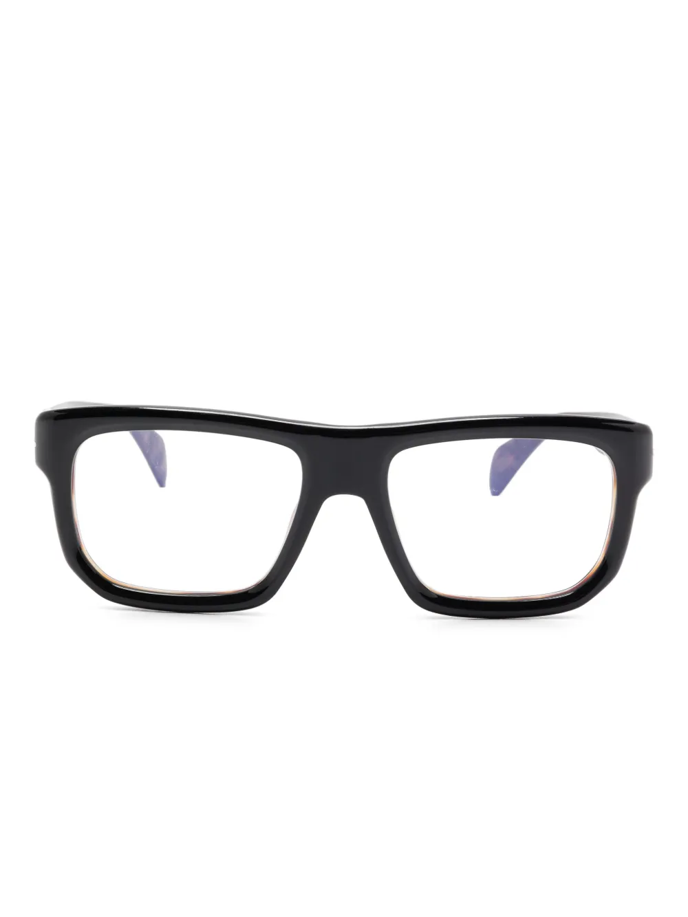 Eyewear by David Beckham rectangle-frame glasses - ブラウン Eyewear by David Beckham rectangle-frame glasses - ブラウン