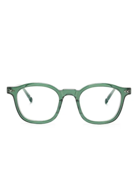 Matsuda rectangle-frame glasses
