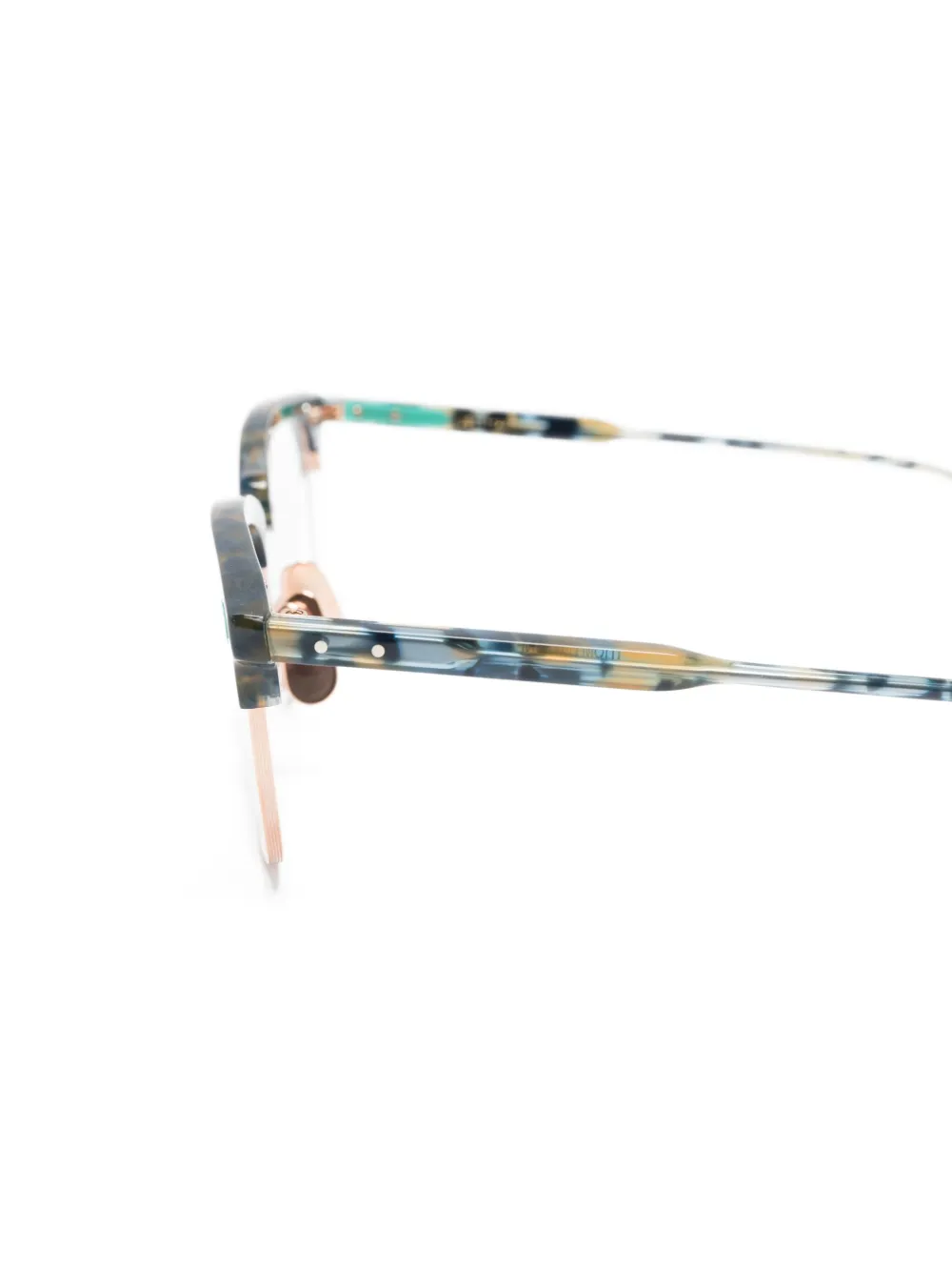 Thom Browne Eyewear tortoiseshell-frame glasses Blauw