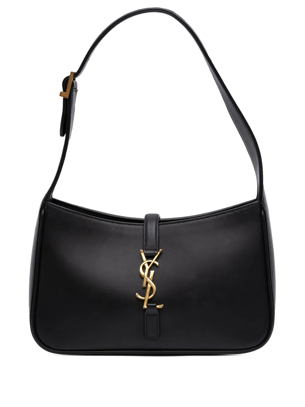 Saint Laurent Pre-Owned 2021 Smooth Calfskin Le 5 a 7 Hobo shoulder bag | Black | Image 1