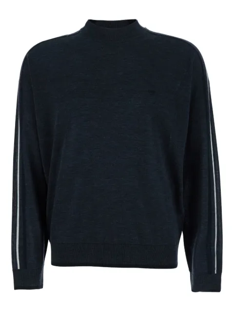 Emporio Armani stripe-detail sweater