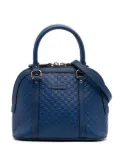 Gucci Pre-Owned 2016-2025 Mini Microguccissima Dome satchel - Blue