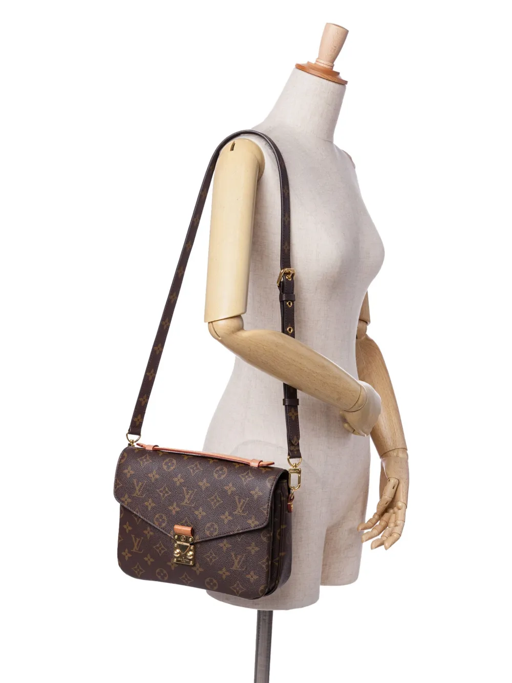 Pre-owned Louis Vuitton 2020 Monogram Pochette Metis Satchel