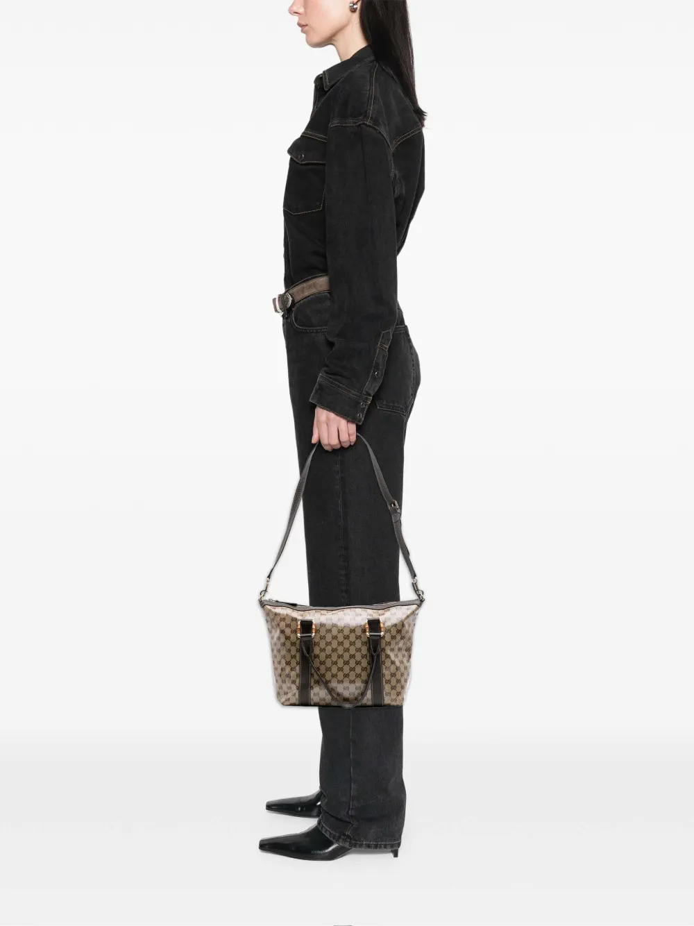 Gucci Pre-Owned 2016-2025 GG Crystal Abbey D Ring tote bag | Pre-Owned | Image 2