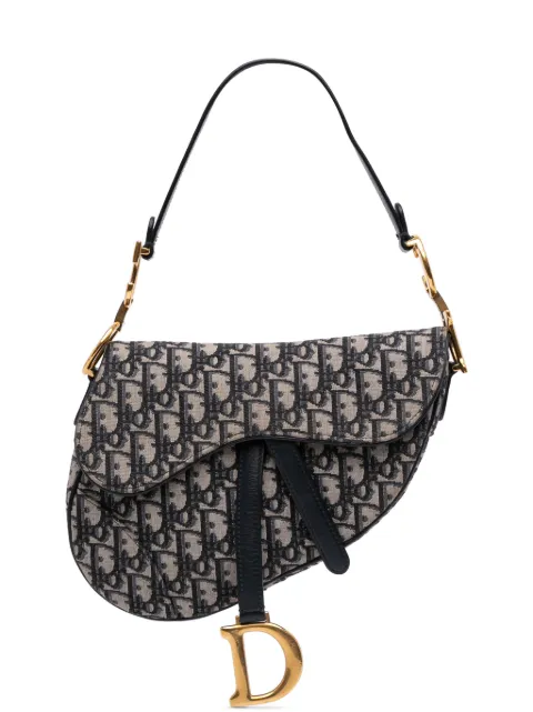 Christian Dior Pre-Owned 2018 Oblique Canvas Saddle Bag shoulder bag