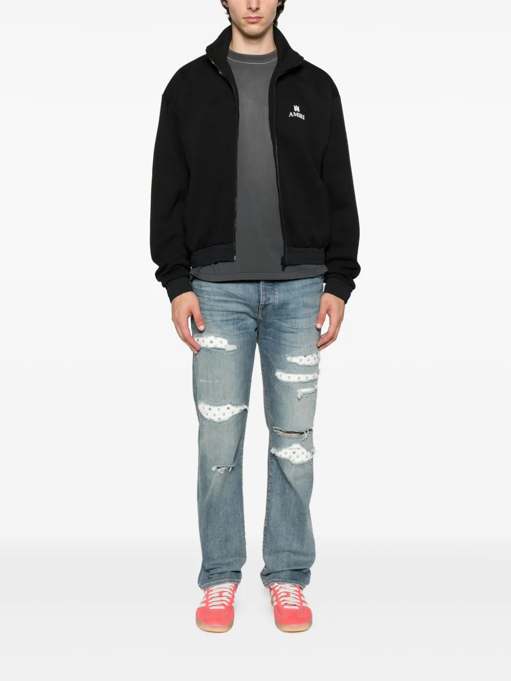 AMIRI Sweater met geborduurd logo Zwart