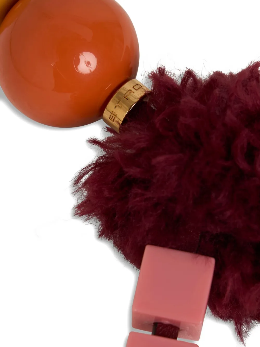 ETRO Little Man bedel met kralen en pompon Oranje