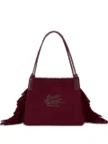 ETRO small Libra fringed tote bag - Red