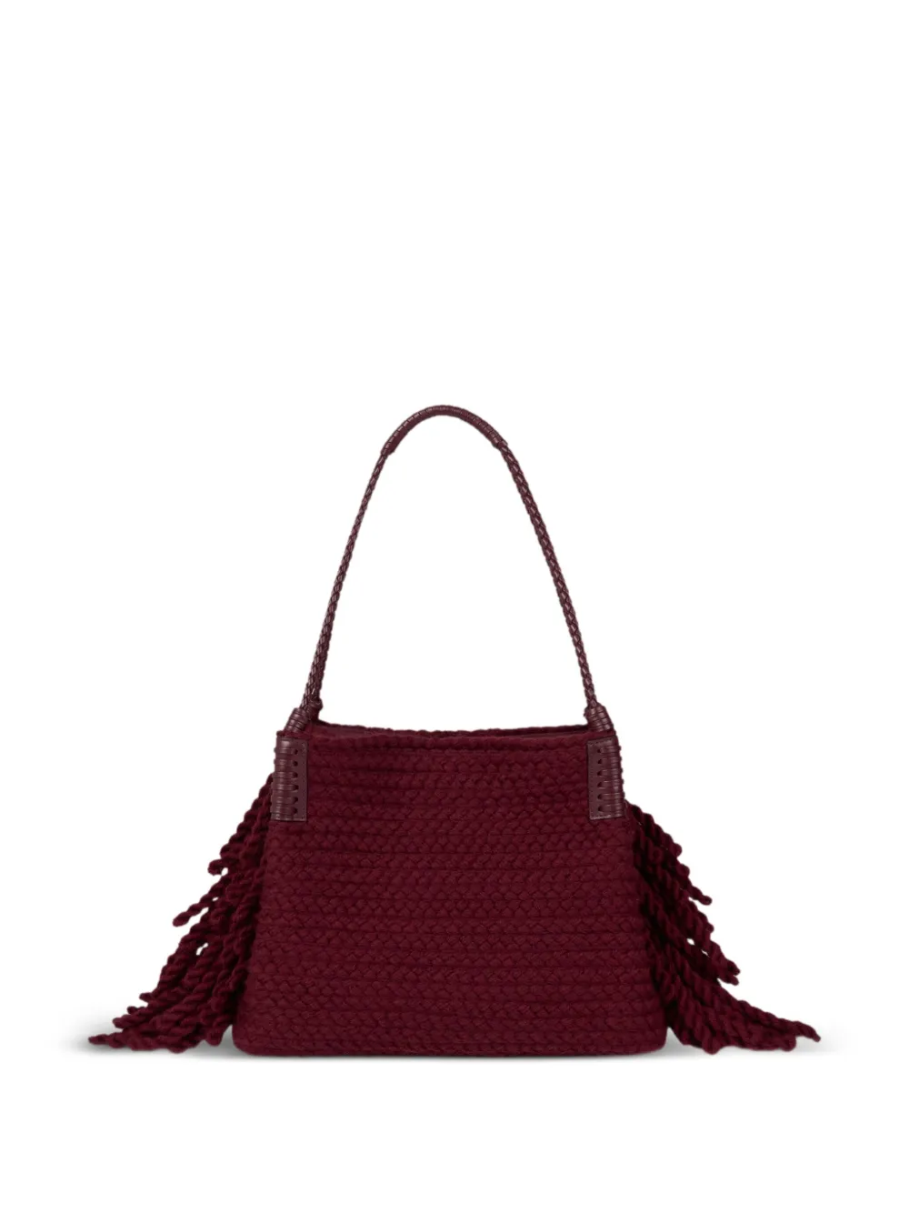 ETRO Kleine Libra shopper met franje Rood