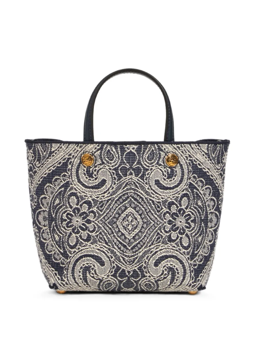 ETRO mini paisley jacquard tote bag | Grey | Image 1