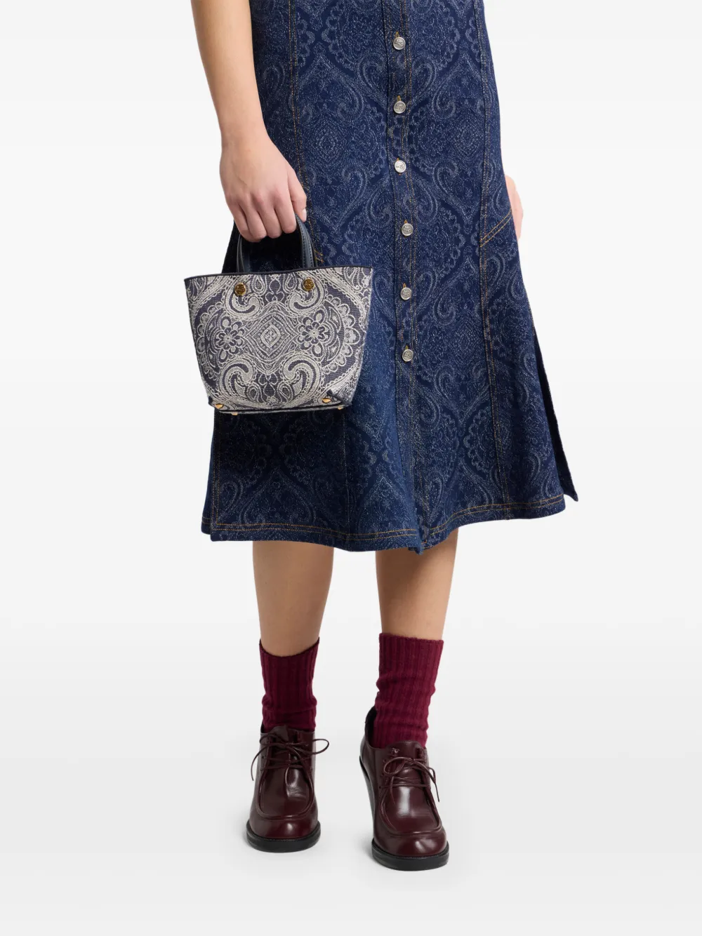 ETRO mini paisley jacquard tote bag | Mini Bags | Image 2