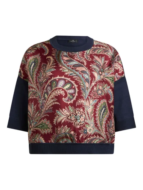 ETRO توب بإضافات بيزلي