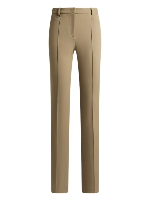 Etro Fit-and-flare Trousers in Brown