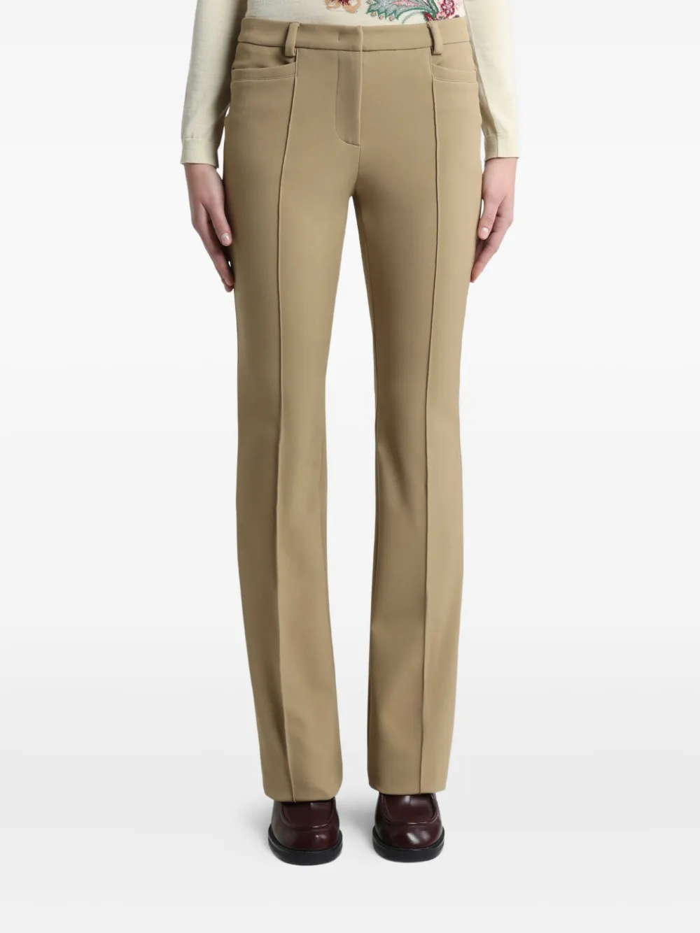 ETRO Broek met plooi Bruin