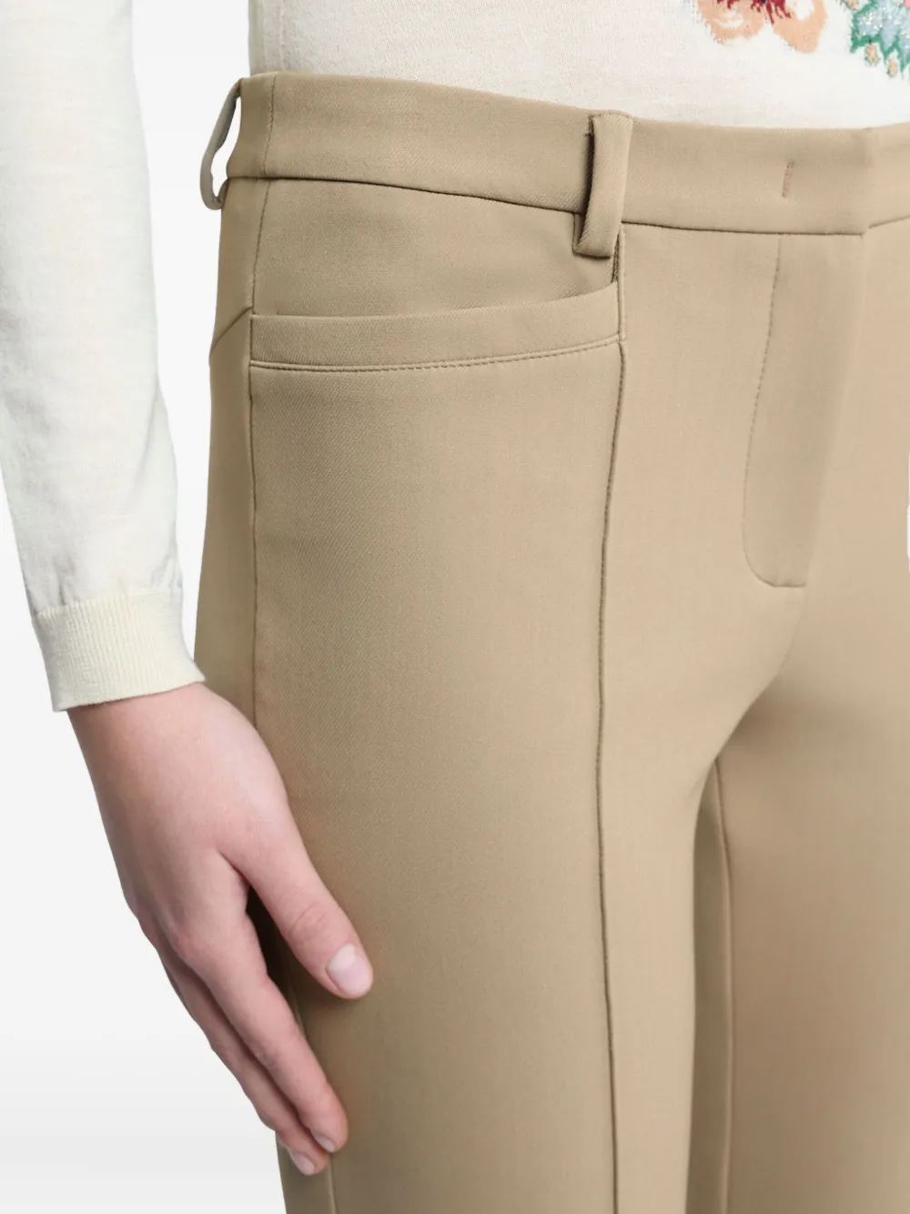 ETRO Broek met plooi Bruin