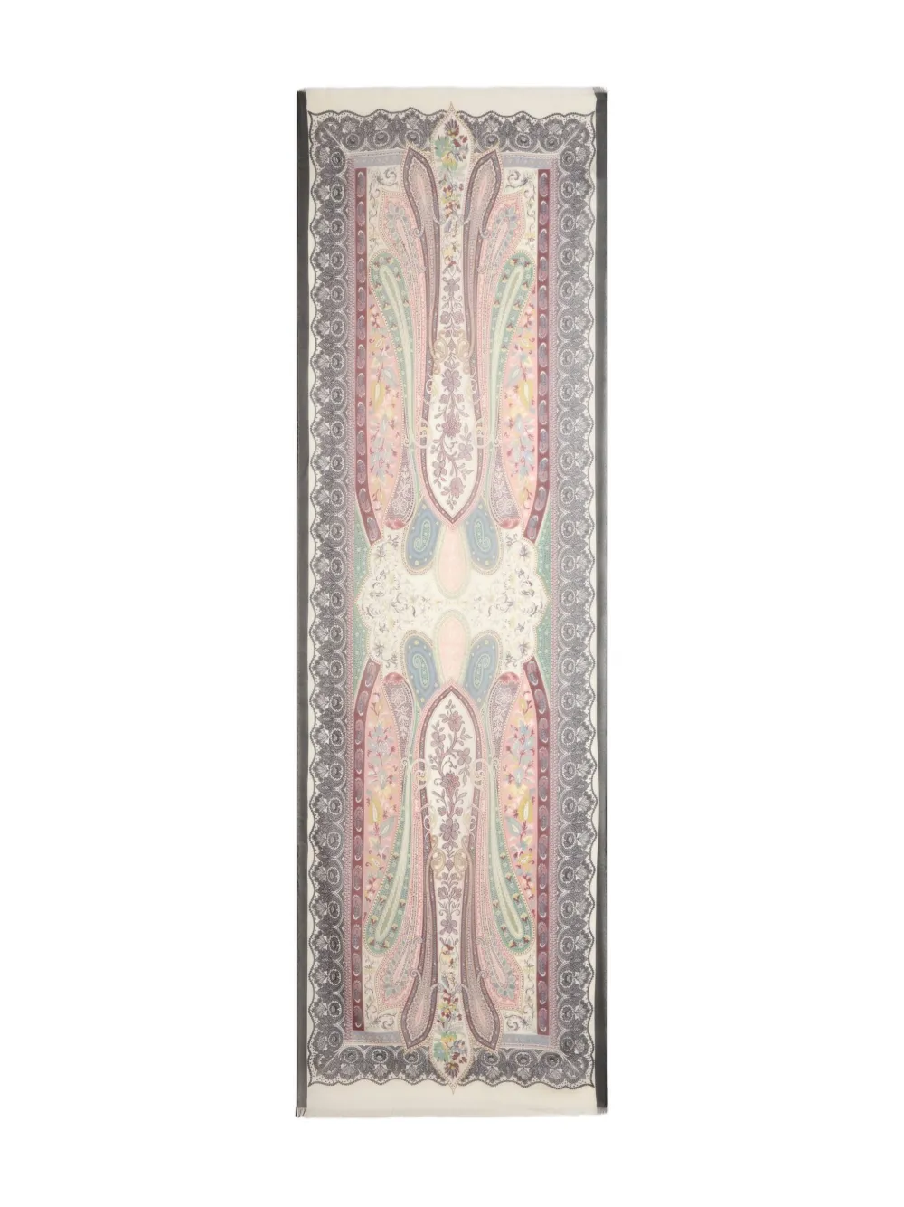ETRO Sjaal met print Grijs