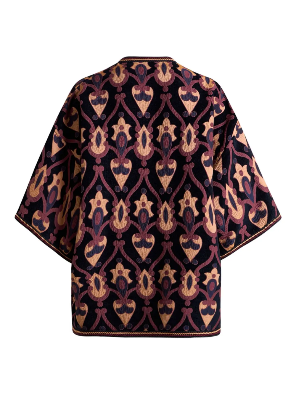 ETRO Kesa chenille jack met jacquard Zwart