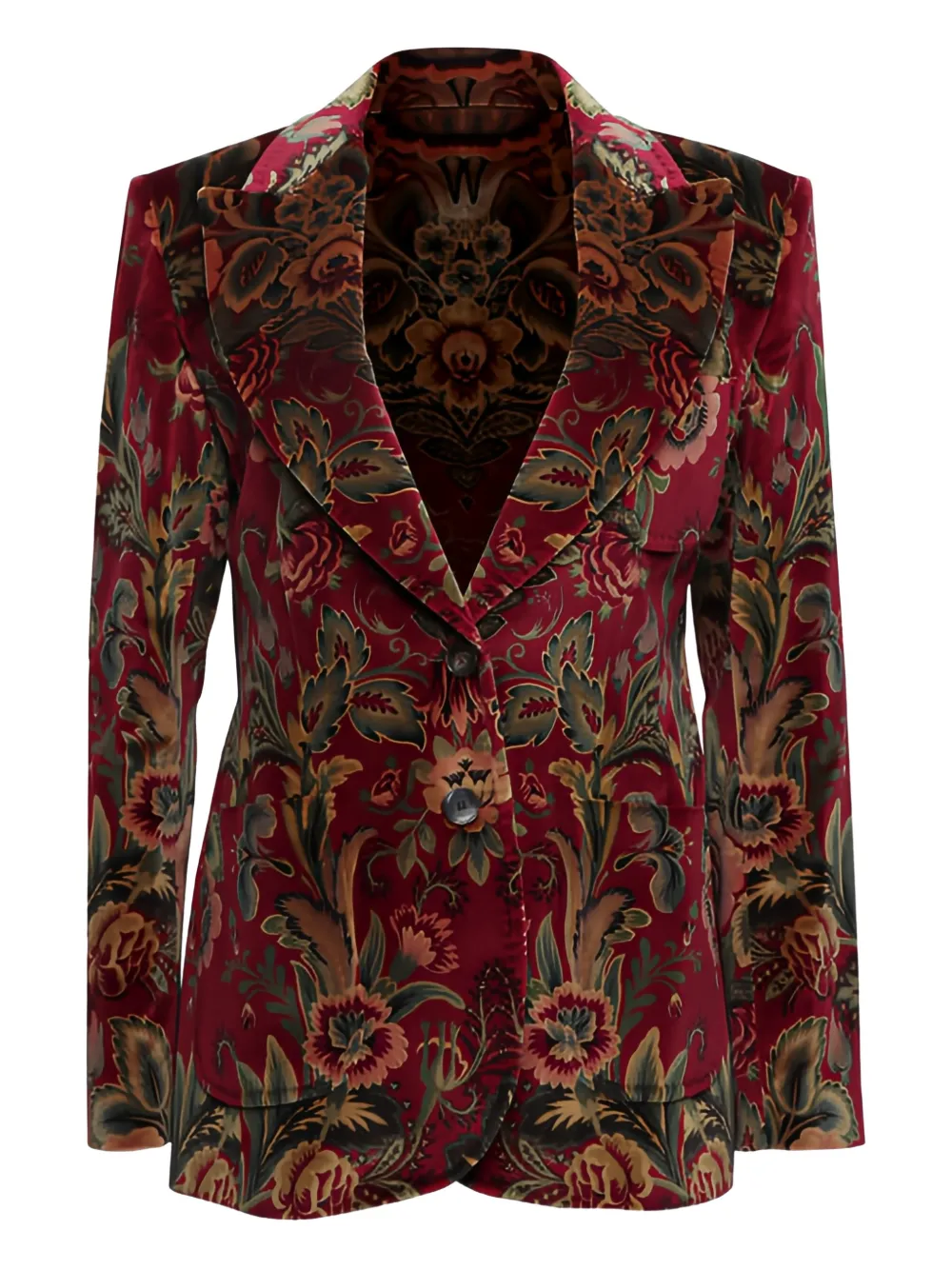 ETRO Blazer a fiori - Rosso