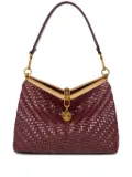 ETRO Vela woven leather shoulder bag - Red