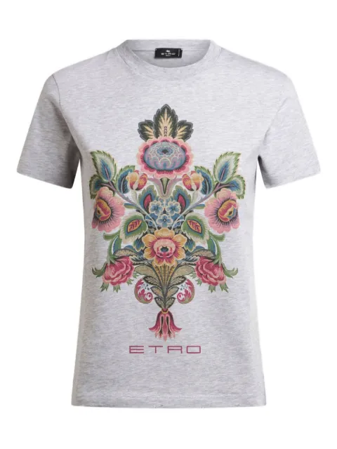 ETRO camiseta con estampado de cachemira