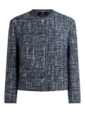 ETRO logo-button jacket - Blue