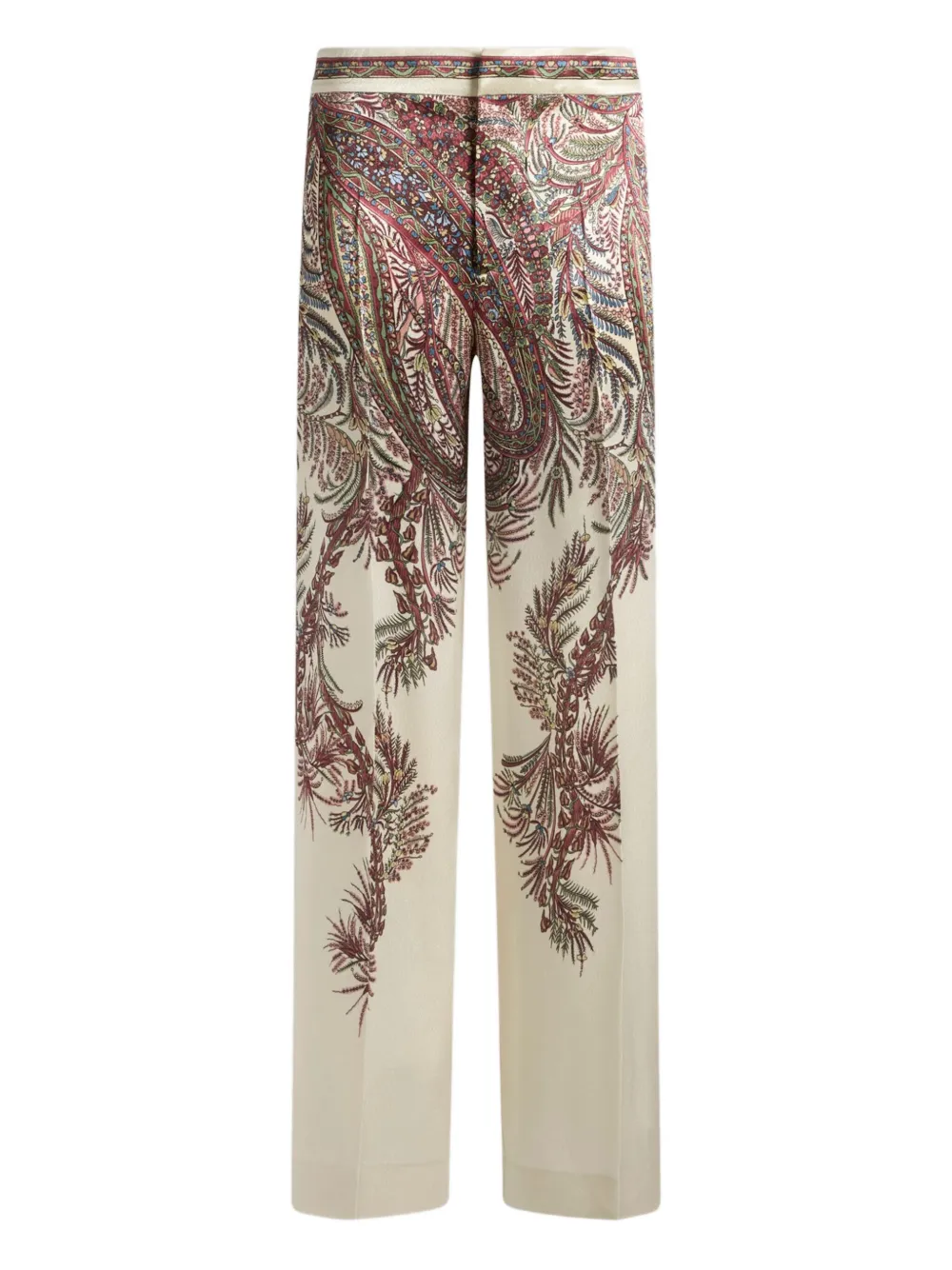 ETRO Broek met paisley-print Rood