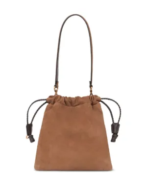 【関税&送料込】Etro Coffa Canvas Bucket Bag ETRO bucket shoulder bag canvas 8.4 inch Blue Geometric