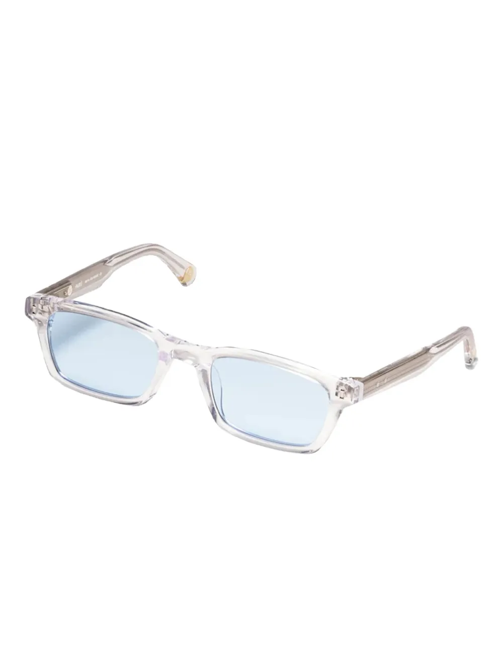 Peter & May Walk rectangle clear-frame sunglasses Blauw