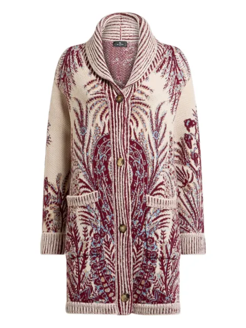 ETRO Casaco de jacquard floral com botões