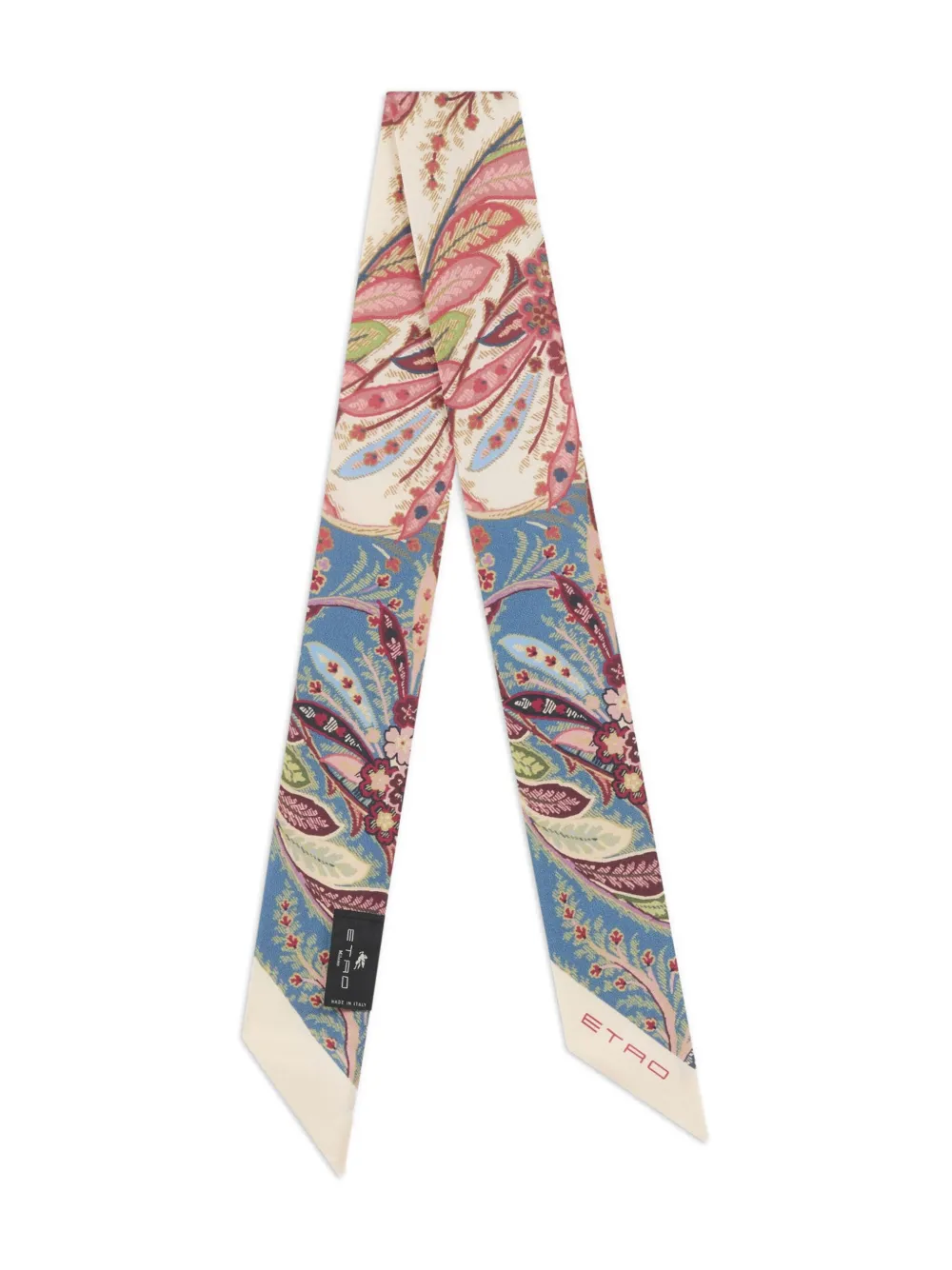 ETRO Zijden sjaal met paisley-print Roze