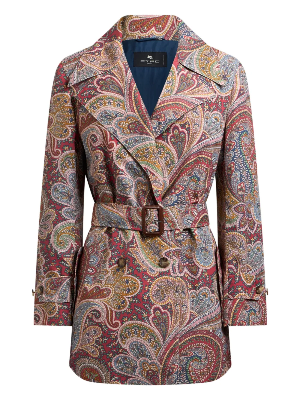 ETRO Trench doppiopetto - Rosso